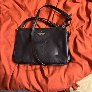 Kate Spade Black Leather Crossbody Bag